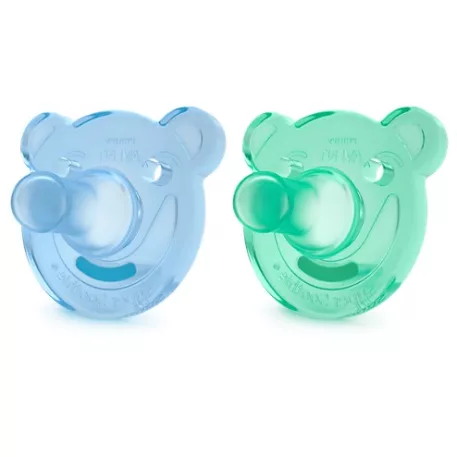 Philips Avent Soothie szilikon játszócumi - fiús 3 hó +