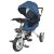 Mama Kiddies full extrás fektethető 4az1-ben tricikli tolókarral és lábtartóval kék színben (360°-ban forgatható ülés)