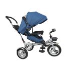 Mama Kiddies full extrás fektethető 4az1-ben tricikli tolókarral és lábtartóval kék színben (360°-ban forgatható ülés)