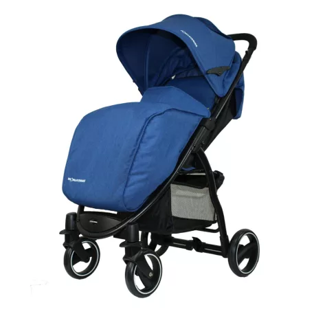 Mama Kiddies Aqua sport babakocsi kék színben ajándék lábzsákkal és esővédővel