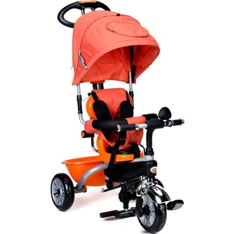 PATY BIKE PLUS háromkerekű full extrás multifunkciós tricikli - narancs színben
