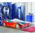 Mama Kiddies 140x70-cm detská posteľ s dizajnom auta- so vzorom Pretekárske auto a s matracom