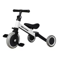    Mama Kiddies® Ethan MultiTrike 2az1-ben futóbiciklivé alakítható tricikli fehér színben