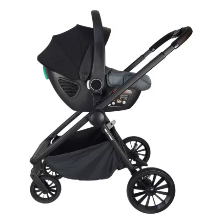 Mama Kiddies Unique 3az1ben multifunkciós babakocsi kiegészítőkkel graphite színben + Ajándék