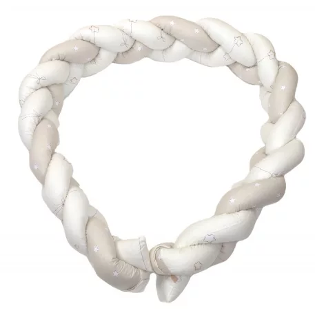 Fonott rácsvédő 240 cm bézs macis