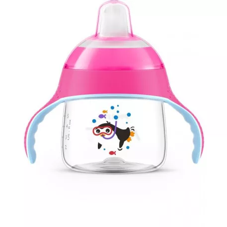 Philips Avent Prémium itatópohár itatófejjel 6+  200 ml rózsaszín