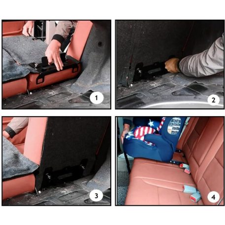 Mama Kiddies univerzális biztonsági ISOFIX tartó rögzítés gyermek autósülésekhez