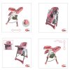 Mama Kiddies ProComfort rózsaszín angyalkás multifunkciós etetőszék + Ajándék