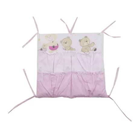 Mama Kiddies Sofie Dreams zsebes tároló pink színben - Teddy Play