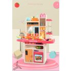 65 részes Mama Kiddies KitchenKing babakonyha szett pink-narancs színben