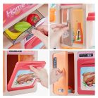 65 részes Mama Kiddies KitchenKing babakonyha szett pink-narancs színben