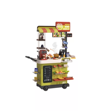Mama Kiddies 82 részes 102 cm magas Fast Food stand zöld színben