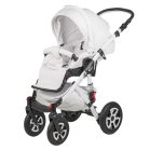 Mama Kiddies Carbon Exclusive White 3az1-ben multifunkciós Eco Leather babakocsi kiegészítőkkel + Ajándék