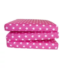   Mama Kiddies® Sofie Dreams habszivacs matrac 120×60×5 cm –  Pink színben fehér csillagok