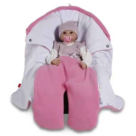 Baby Nellys Detská zavinovačka, fusak polar / bio bavlna - béžová