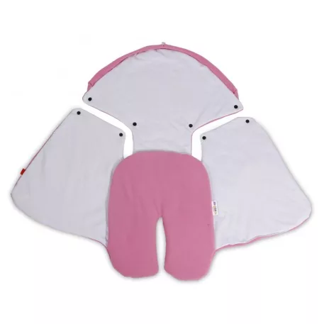 Baby Nellys Detská zavinovačka, fusak polar / bio bavlna - béžová