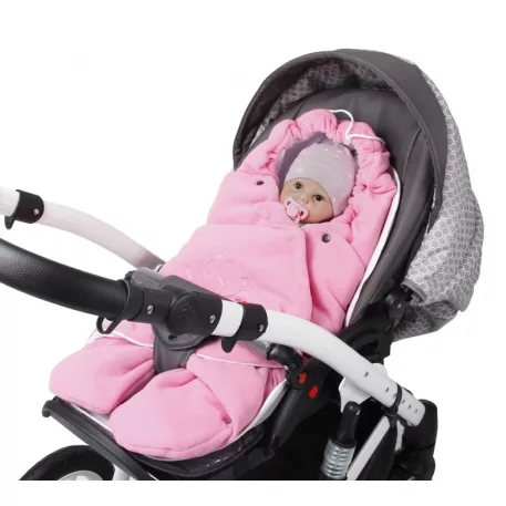 Baby Nellys Detská zavinovačka, fusak polar / bio bavlna - béžová