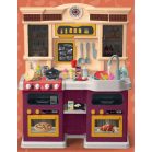 Mama Kiddies 85 részes 83 cm magas Home Chef lila játék babakonyha szett kiegészítőkkel