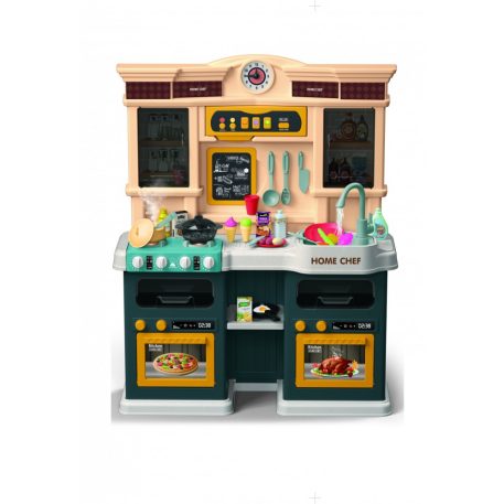 Mama Kiddies 85 részes 83 cm magas Home Chef zöld játék babakonyha szett kiegészítőkkel