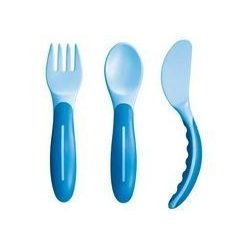 MAM 3 részes evőeszköz készlet - kék