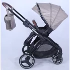 Mama Kiddies Luxury Travel System babakocsi babahordozóval bézs színben + ajándék lábzsák