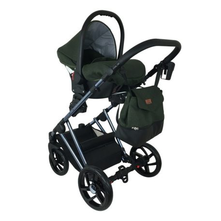 Mama Kiddies Earth Collection 3az1-ben multifunkciós babakocsi green forest színben + ajándékok