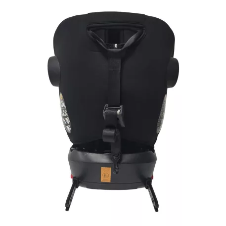 ISOFIX-es 360°-ban forgatható Mama Kiddies Racing biztonsági autósülés (40 -125 cm) fekete-szürke színben + Ajándék fejvédő párna