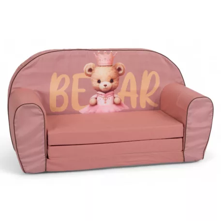 Mama Kiddies® prémium szétnyitható dupla gyerekfotel - Bear Princess