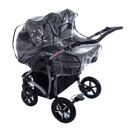 Mama Kiddies TWIN 3az1-ben ikerbabakocsi kiegészítőkkel szürke színben + Ajándék