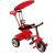 Baby Mix Trike prémium tricikli tolókarral és lábtartóval piros színben