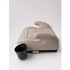 Mama Kiddies® i-Size HappyRide ülésmagasító (125-150 cm) ISOFIX rögzítéssel bézs színben zsiráf mintával – Ajándék pohártartó