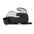 Mama Kiddies® i-Size HappyRide ülésmagasító (125-150 cm) ISOFIX rögzítéssel szürke színben bébi elefánt mintával – Ajándék pohártartó