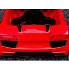 Piros cabrio elektromos autó gyerekeknek négy motorral és távirányítóval