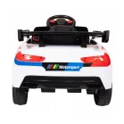 GTE fehér elektromos sportautó gyerekeknek távirányítóval