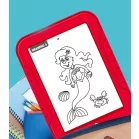 Magic Pad Interaktív rajztábla 6 db tollal és sablonokkal piros színben