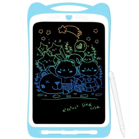 Elektronikus rajztábla ceruzával gyerekeknek kék színben - 23 cm