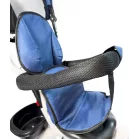 MK H-Trike Hero tricikli szülőkormánnyal és lábtartóval kék-fehér színben