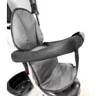 MK H-Trike Hero tricikli szülőkormánnyal és lábtartóval szürke-fehér színben