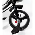 MK H-Trike Hurricane tricikli 360 fokban forgatható üléssel piros-fekete színben