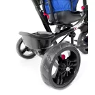 MK H-Trike Hurricane tricikli 360 fokban forgatható üléssel kék-fekete színben