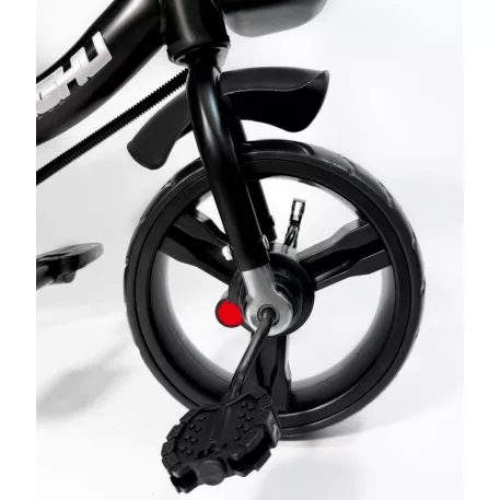 MK H-Trike Hurricane tricikli 360 fokban forgatható üléssel kék-fekete színben