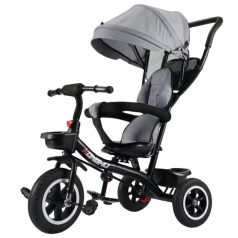   MK H-Trike Hawk tricikli 360 fokban forgatható üléssel lábtartóval szürke színben