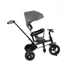 MK H-Trike Hunter tricikli szülőkormánnyal és lábtartóval szürke színben
