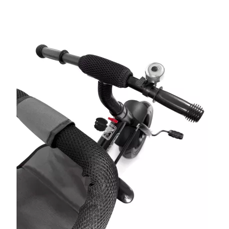 MK H-Trike Hunter tricikli szülőkormánnyal és lábtartóval szürke színben