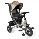 MK H-Trike Hype tricikli szülőkormánnyal és lábtartóval barna-fekete színben+ajándék