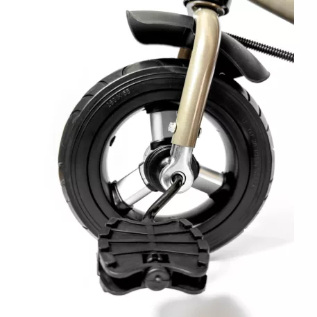 MK H-Trike Hype tricikli szülőkormánnyal és lábtartóval barna-fekete színben+ajándék