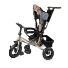 MK H-Trike Hype tricikli szülőkormánnyal és lábtartóval barna-fekete színben+ajándék