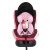 Detská bezpečnostná autosedačka Mama Kiddies Baby (0-18 kg), farba pink +darček clona proti slnku
