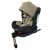  BOXING DAY - ISOFIX-es 360°-ban forgatható Mama Kiddies Baby Pilot biztonsági autósülés (0-36 kg) barna-bézs színben ajándék napvédővel
