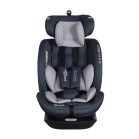 ISOFIX-es 360 -ban forgatható Mama Kiddies iSize Journey biztonsági autósülés (40–150 cm) szürke színben ajándék napvédővel